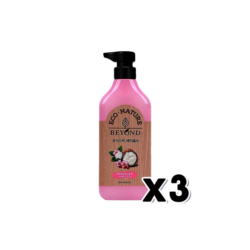 Beyond Moisture Body Wash Soft Musk Scent 300ml x 3