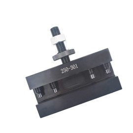 kimllier 1 Pcs CXA 250-301 Quick Change Turning & Facing CNC Tool Post Holder Fit for 250-300 or 250-333 Tool Post 13-18 Inch Swing Dia