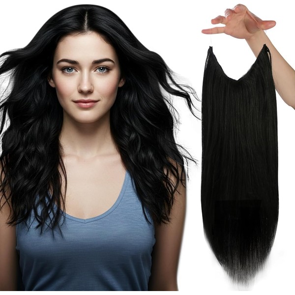 Sunny Hair Wire Hair Extensions Human Hair Invisible Hair Extensions