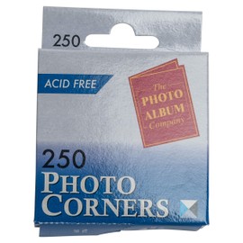 Hampton Frames Dispenser Box with 250 Photograph Photo Corner - Clear