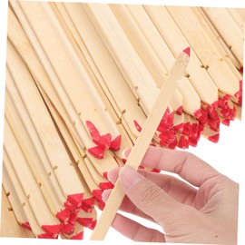 Hemoton 100Pcs Blank Bamboo Fortune Sticks for Divination, Smooth Surface, Lightweight and Portable, Ideal for Fortune Telling and Custom Writing, Vintage Chinese Buddhism Divination Prop