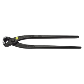 VBW 510015 Lacquered/Polished Head Top Cut Steel Fixers Pincer, Black