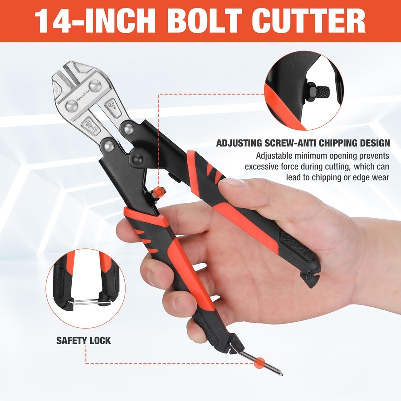 ValueMax Bolt Cutter Set, 3-Piece Heavy Duty, 14" and Mini
