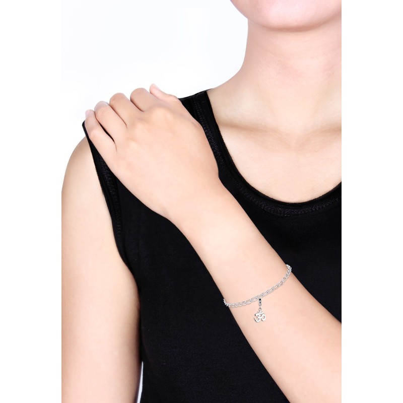 Elli Charm Damen Om Kraftsymbol Talisman in 925 Sterling Silber