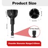 LATTHANT Deburring External Chamfer Tool with Tungsten Carbide Blade, Bolt