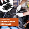 150 Stück Cable Tie Buckle Für Kabelmanagement, Zugentlastung Für Kabel