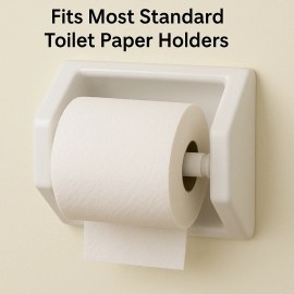 Dependable Industries inc. Essentials 2-Pack Toilet Paper Roller – Spring Loaded, Universal Fit, Easy Installation
