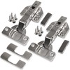 LANZZAS Corner Stop 110 Degree Cabinet Hinge with 3D Mounting