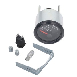 52mm Oil Pressure Gauge LED Backlight Pointer Type Oil Pressure Meter High Accuracy Pressure Tester Tool 0‑10bar 24V (350‑040‑004)