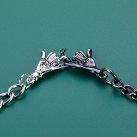 Boyfriend Gifts from Girlfriend Pinky Promise Keychain for Couples Boo Basket Stuffers for Her Christmas Stocking Stuffers for Teen Girls Boys 11th Anniversary Steel Gifts for Couples Valentines Gifts