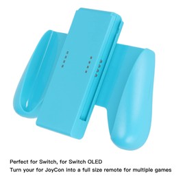 Empuñadura del Controlador con Diseño Ergonómico para Joycon, Liviana, Compatible con Switch, Ajuste para la Experiencia de Juego (Azul)