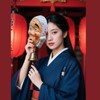 [YINKE] ひょっとこ おかめお面セット 縁日 祭り コスプレ ハロウィン イベント パティー
