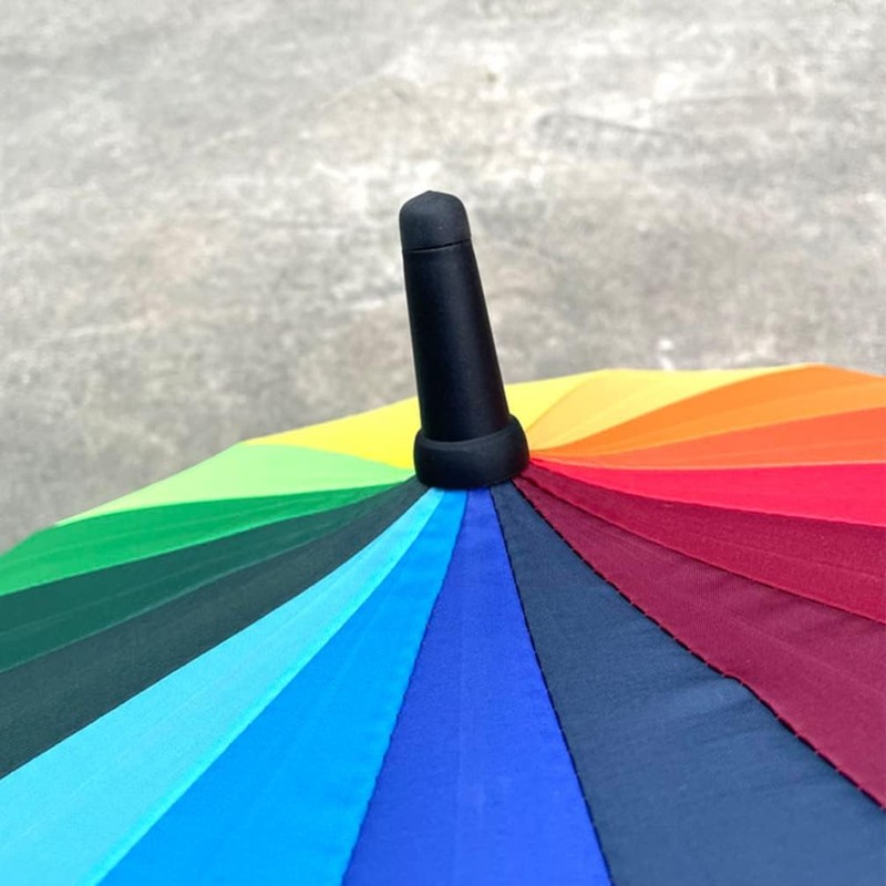CLISPEED 2Pcs Umbrella Tips Waterproof Rubber Umbrella End Caps Sticks