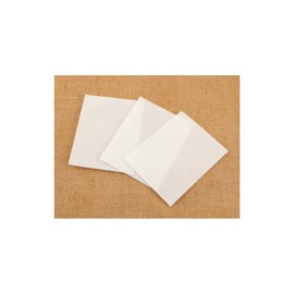 Empty SELF Fill Teabags, White Paper, COMPOSTABLE, Small Size, Heat Sealable, 6x8cm, 200