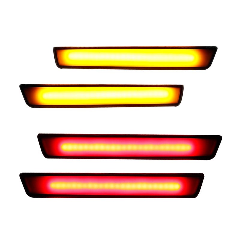 ADIIL Smoked Lens Led Side Marker Light for 2015-2020 Dodge