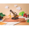 Liif Crane Truck Happy 3rd Birthday Card,3D Greeting Pop Up