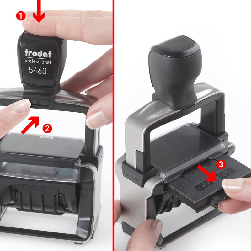 Trodat 6/50 Refills Red Ink Pack of 3