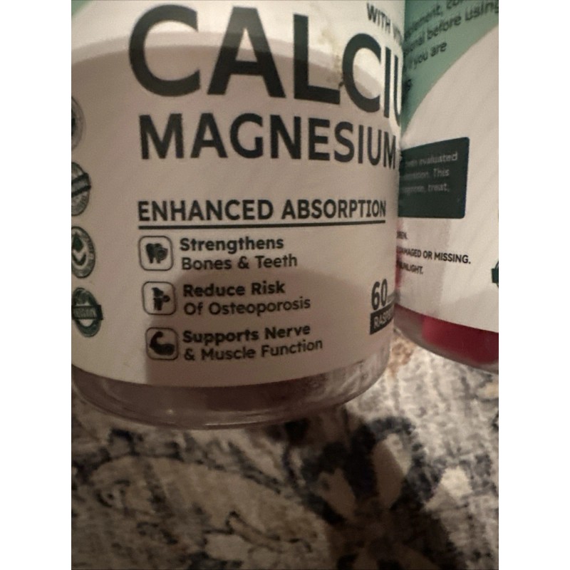 Leozmr Lot 2 UNITS - Calcium Magnesium Zinc Gummies with