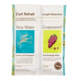Curl Rehab Length Retention Treatment - Strengthening Mask - 4.8 oz Vegan 2-in-1