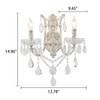 YLONG-ZS Crystal Wall Sconce Crystal Wall Chandelier Wall Lamp Modern