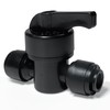 10 Pack Quick Connect 1/4" Drip Irrigation Shut Off Valve,