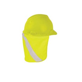 Kishigo 2808 Polyester Hard Hat Nape Protector, Lime