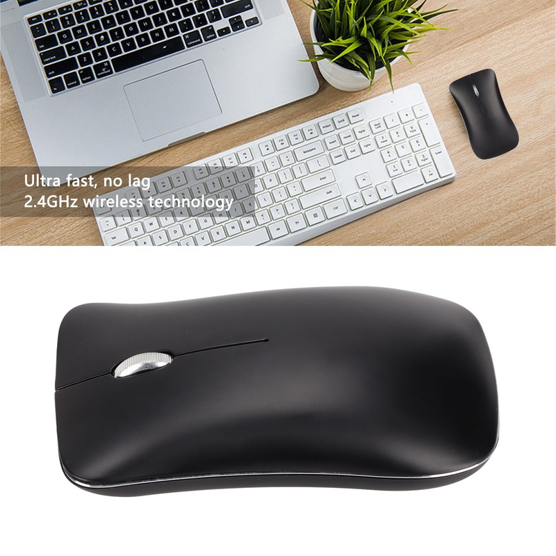 2.4G Wireless Mouse 1600DPI Mute Long Standby Time Rechargeable Office