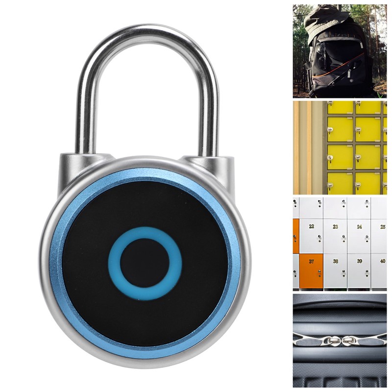 GS50F Smart Padlock IP65 Waterproof USB Charging Pure Fingerprint Luggage