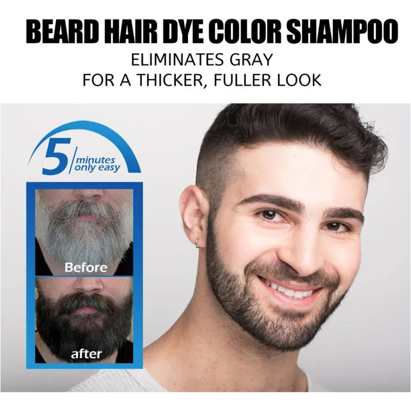 Champú Para Hombres Para Pelo De Oso Teñido, Color Natural