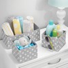 mDesign Fabric Storage Boxes – Fabric Box in Two Sizes