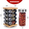 Orii 16-Jar Rotating Spice Rack with Spices Included – Pre-Filled