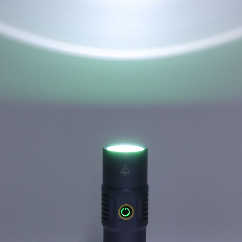 Super Bright Flashlight IPX7 Waterproof White Light Portable Rechargeable Flashlight