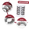 DECHOUS 5 Pairs Fake Eyelashes for Party Makeup Lightweight Comfortable