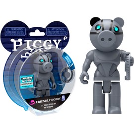 Lansay Piggy - Articulated Figure 10cm - Friendly Robbie - Video Game Figures
