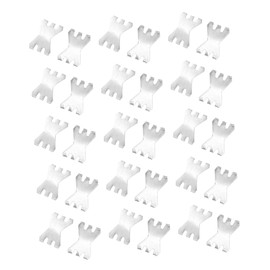 Operitacx Täglicher Gebrauch Metall Feste Schnallen 50 Stück Snap Verschluss Clips Für Bandage Home Notfall Befestigung Zubehör