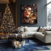 Christmas Canvas Wall Decor Santa Claus Crafting Holiday Ornaments Pictures