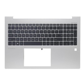 Wzqrps New Replacement for HP EliteBook 860 G9 865 G9 G10 EliteBook 1060 G9 Laptop Upper Case Palmrest Keyboard Assembly Part N08145-001 N13904-001 N13904-B31 Silver (Backlit Keyboard)