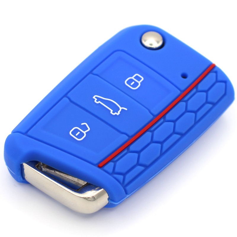 VB Key Case for 3-Button Car Key Silicon Cover Key