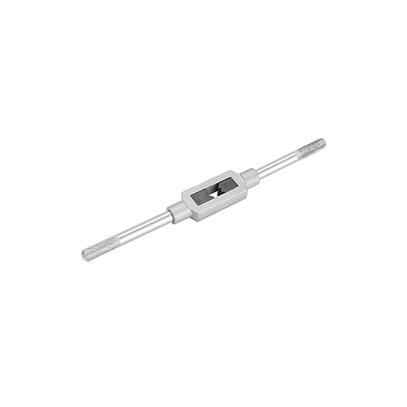 ExcInter Adjustable Tap Reamer Wrench 1 Pcs M1-M8 Silver Adjustable