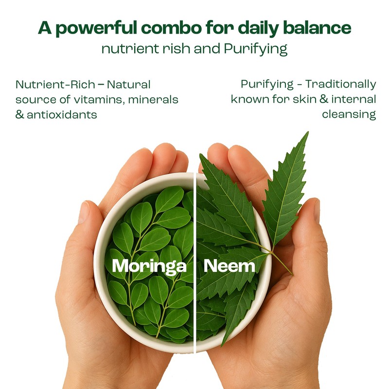 NIWALI Moringa Oleifera + Leaf Nutritional Supplement | Immune System