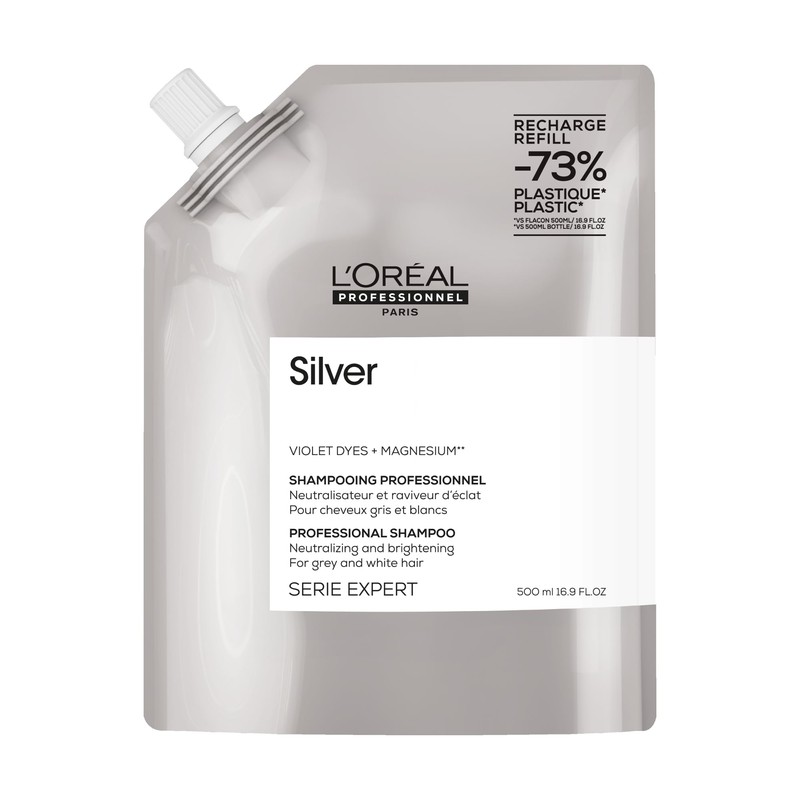 L'Oréal Professionnel Silver Shampoo Refill Matizador 500ml