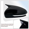 MUXEE Side Mirror Cover,for Genesis G70 2018 2019 2020 2021