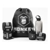 Monkey Power Pack Rodilleras Clasicas Muñequeras Fitness Gym