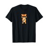 Funny Tiger Wearing Sunglasses Playing Flute T-Shirt