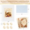 FLYAB 24 Pack Religious Thanksgiving Cards for Family Teachers Employees
