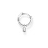 Thomas Sabo Single Creole Earrings with Lock Pendant 925 Sterling