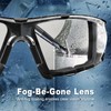 UKNOW Safety Glasses - Anti Fog Wraparound Lenses - Removable