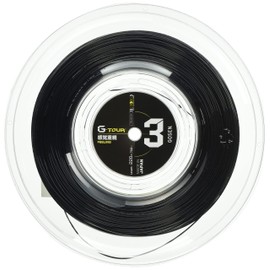 Gosen (Gosen) Rigid Tennis String G – tour3 X L (1.28 mm) Roll BK tsgt302bk