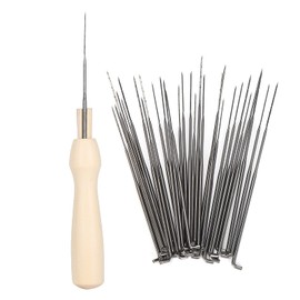 Needle Felting Kit, Felting Needles Felting Tool Set 9cm / 8.6cm / 7.9cm DIY Wool PIN with Storage Bottle for Making Felt Patterns for DIY and Craft