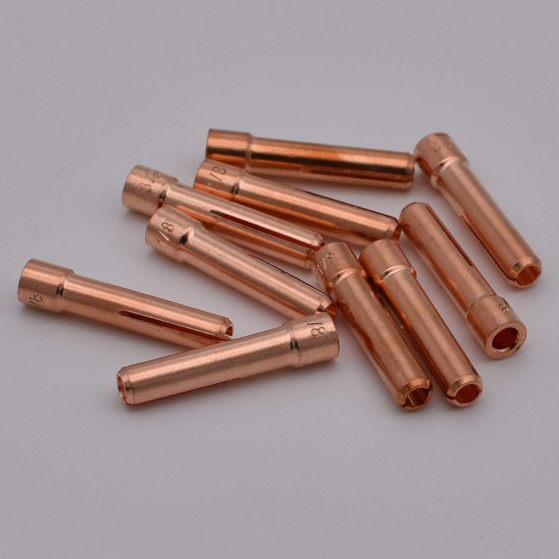 10PK TIG Stubby Collets 10N25S 1/8" & 3.2mm for WP